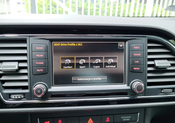 Seat Leon cena 74899 przebieg: 91248, rok produkcji 2016 z Warszawa małe 781